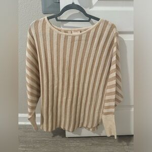 Beige Striped Kerisma top